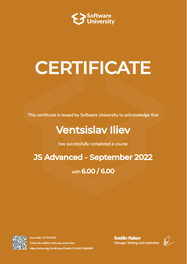 JavaScript Advanced
